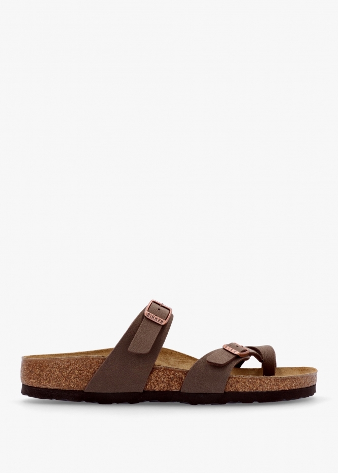 Womens Mayari Birko-Flor Thong Sandals In Mocca