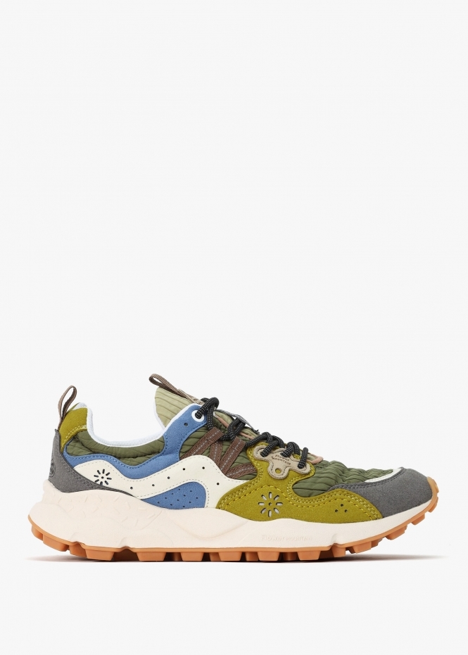 Mens Yamano 3 Uni Kaiso Eco Suede/Nylon Trainers in Anthracite
