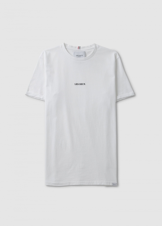 Mens Lens T-Shirt In White Black