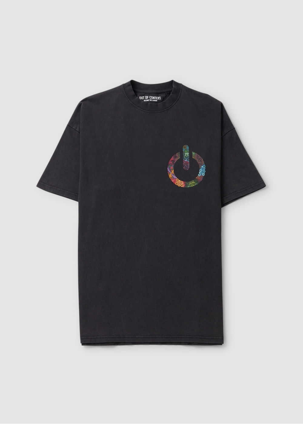 Off Back Merch Mens On Off Back Print T-Shirt In Vintage Black - Mens from Accent ...