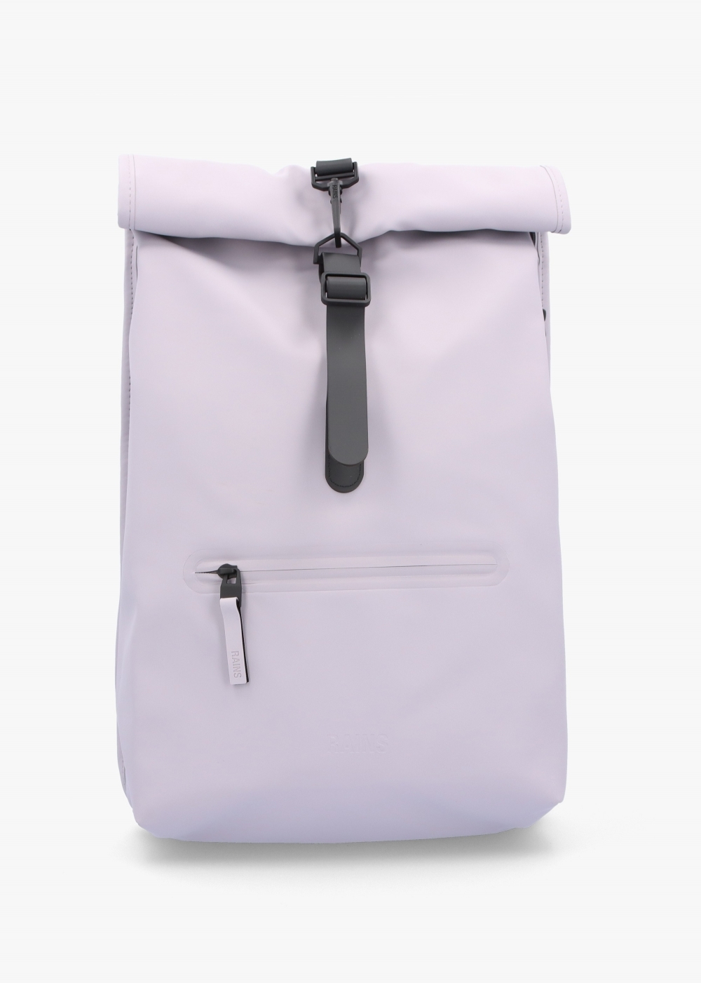RAINS Rolltop Rucksack Mini - Zaino Impermeabile Compatto, 10 Litri, Tessuto PU, Design Urbano, Schienale Imbottito