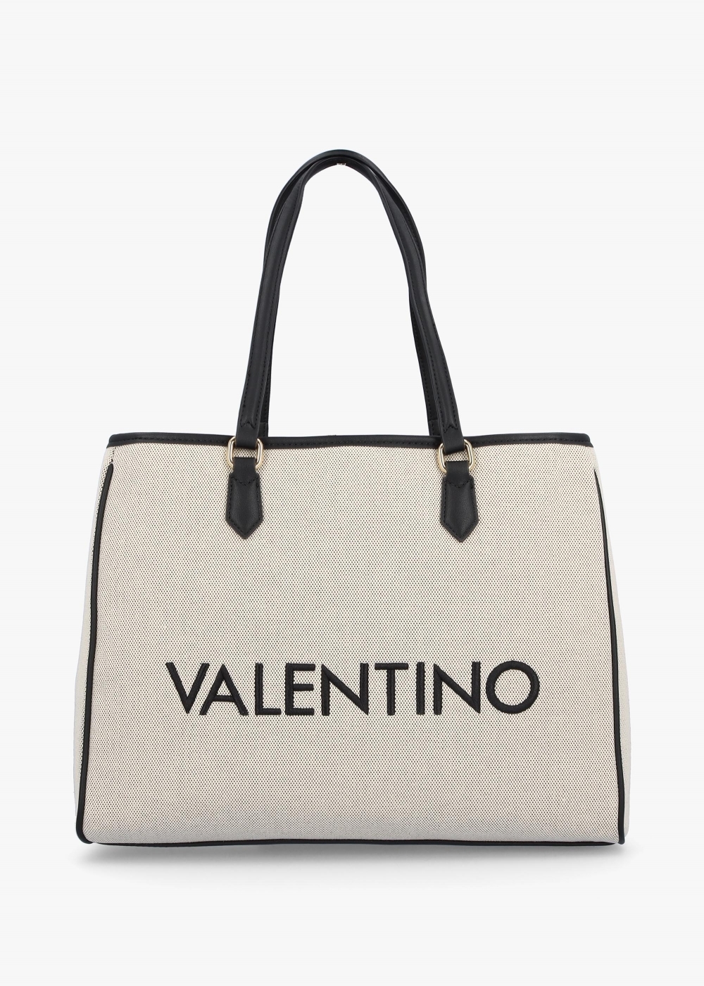 Sac Shopping VALENTINO Abby - Cuoio/Multicolor, 100% Polyuréthane, Neuf Avec étiquettes | Made In Italy