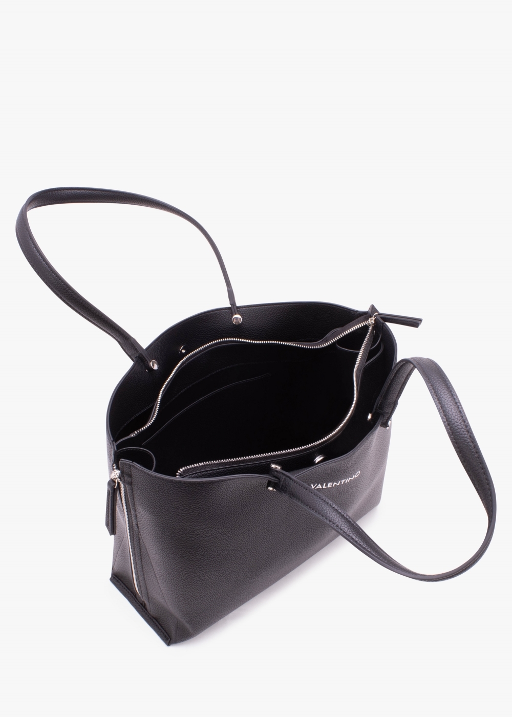 Sac Bandoulière Valentino Maple Tote Bag Noir (Nero) - Neuf Avec étiquettes, 100% PU